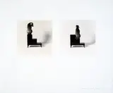 Second and Third Steps (Diptych) by William Wegman, 1989, No., offered Nov 2025