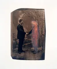 Apparition by Annette Lemieux, 1989, Chriomogenic print, offered Nov 2025