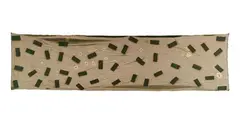 Sam Falls, Untitled (Building Blocks, Topanga, CA, Forrest Green 1), 2012, Canvas and metal eyelets