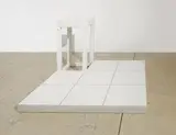 Eric Wesley, Omaggio a Sol LeWitt, Iron and tile sculpture