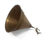 Giovanni Albanese, Annunciazione, 1994, Hand-wrought brass sculpture in the shape of a megaphone with music box