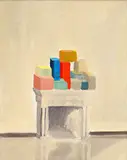 Vedovamazzei, Il caminetto, 2005, Oil on canvas