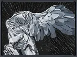 Luna Berlusconi, La vittoria di Zeus, 2021, Enamel and magnet on blockboard