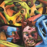 Marta Sesana, Schiacciati dalla luna, 2013, Oil on canvas