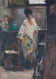 Carlo Siviero, Assunta Spina, 1918, oil on canvas