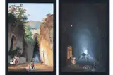 Gioacchino La Pira, Pozzuoli Cave, gouache on paper
