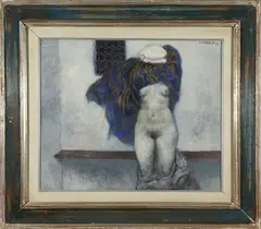 Armando De Stefano, Luisa San Felice in carcere, 1973, Oil on canvas