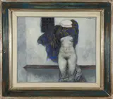 Armando De Stefano, Luisa San Felice in carcere, 1973, Oil on canvas