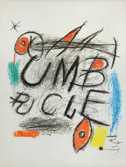 Umbracle by Joan Miró, 1973, Color lithograph, offered May 2025