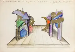 Giosetta Fioroni, Apollinaire - Les mamelles de TIRESIAS, 1974, Enamel