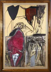 Mimmo Paladino, Untitled, 1984, Oil