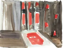 Untitled by Günther Förg, 2004, Watercolor on paper, offered May 2025