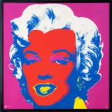 Rosenthal Objekt, Wandbild Marilyn Pink by Andy Warhol, 2011, Polychrome print on porcelain in wooden frame, offered May 2025
