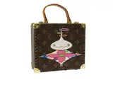 Louis Vuitton Limited Edition by Takashi Murakami Jewellery Box by Takashi Murakami, 2003, Jewellery Box in Monogram canvas and leather with beige alcantara interior with two separate compart, offered May 2025