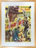 Rotella, I comanceros, 1996, Seridecollage on paper