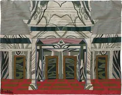 Arazzo by Nanda Vigo, 1992, Woven wool, offered May 2025