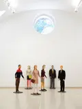 Lorenzo Scotto Di Luzio, Cheese, 1997, N.6 papier-mâché mannequins