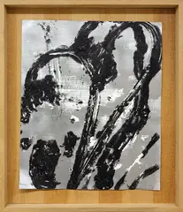 Pasadena by Giovanni Frangi, 2010, Pigments with resin on paper in wooden frame, offered May 2025