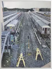 Bernardo Siciliano, The last stop, 2018, Oil on canvas