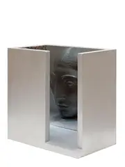 Virtual by Josep Maria Subirachs, 1969, Bronze plated aluminum sculpture, offered May 2025