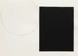 Pedro Cabrita Reis, Linea di Roma 12, 2001, Tempera and pencil on paper