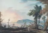 Saverio della Gatta, Lake Stygia at the Champs Elysees, 1791, gouache on paper