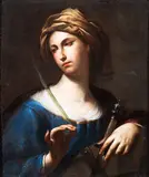 Andrea Vaccaro, Saint Catherine of Alexandria, oil on canvas