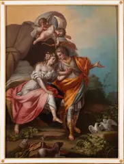 Venere e Adone by Fedele Fischetti, oil on canvas, offered May 2023