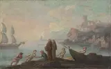 Gabriele Ricciardelli, Veduta di Napoli da Ponente, oil on canvas