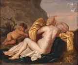 Venere e adone by Jacob Gerritsz Cuyp o Kuyp, oil on panel, offered Jun 2022