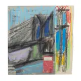 B.Zarro, "Untitled", mixed technique on a magazine page