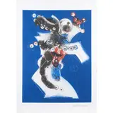 Umberto Mastroianni, "Untitled", 1974, color etching and aquatint on an intaglio basis