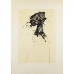 Emilio Scanavino, "Untitled", color lithograph