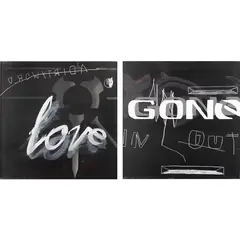 "Sonics" by Bartolomeo Migliore, 2002, oil diptych on canvas, offered Jun 2026