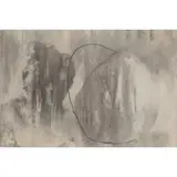 Omar Galliani, "Untitled", charcoal on paper