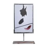 Lino Frongia, "Reciso", 2017, hand painted glass with glazes