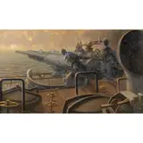 Giovanni Battista Crema, "Maneuvers on the Warship", oil on panel