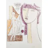Mario Tozzi, "Untitled", color lithograph
