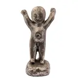 Venturino Venturi, "Bambino benedicente", scultura in resina e lamina d'argento