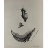 Emilio Greco, "Lovers", 1972, engraving on silver plate