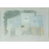 Franco Villoresi, "Three Figures in Space", 1963, oil on canvas