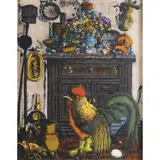 Gennaro Picinni, "Still life with rooster"
