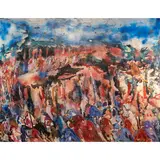 Saverio Terruso, "A Madrid", 1975, oil on panel