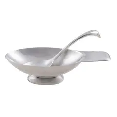 Prod. Christofle by Christian Fjerdingstad, 1930, gravy boat with strainer, offered Jun 2026