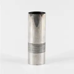 Lino Sabattini, Prod. Sabattini, Cilindro mod. vase in silvered metal