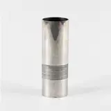 Lino Sabattini, Prod. Sabattini, Cilindro mod. vase in silvered metal