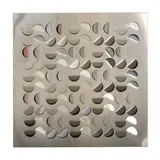 Giacomo Benevelli, Prod. Missaglia, luminous Arabesque mod panel in chromed metal