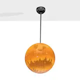 Prod. Venini by Ludovico Diaz de Santillana, Anemone mod. suspension lamp in chromed metal, offered Jun 2026