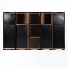 Prod. Maxalto by Afra & Tobia Scarpa, 1975, five Artona series modules in wood, offered Jun 2026