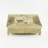 Mario Pinton, Italian production, 1950, Bronze and mirrored glass box